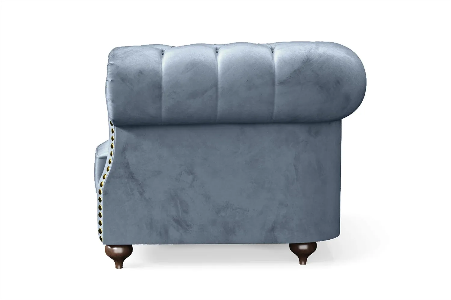 Bitonto Armchair Baby Blue Velvet