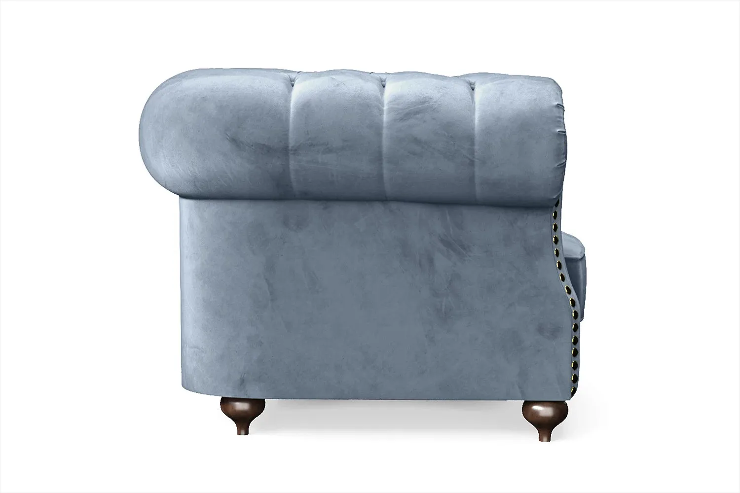 Bitonto Armchair Baby Blue Velvet