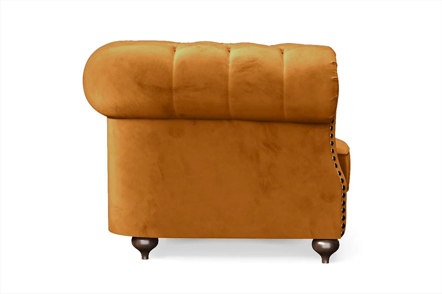 Bitonto Armchair Gold Velvet