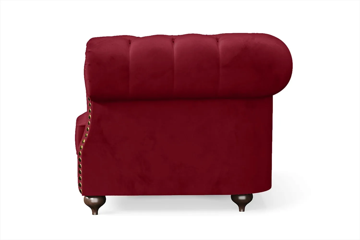 Bitonto Armchair Red Velvet