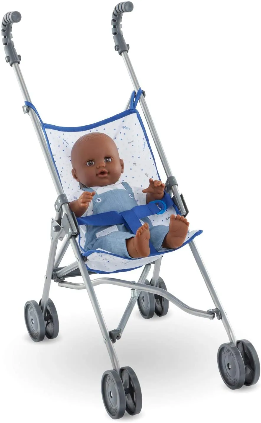 Blue Umbrella Stroller for Dolls
