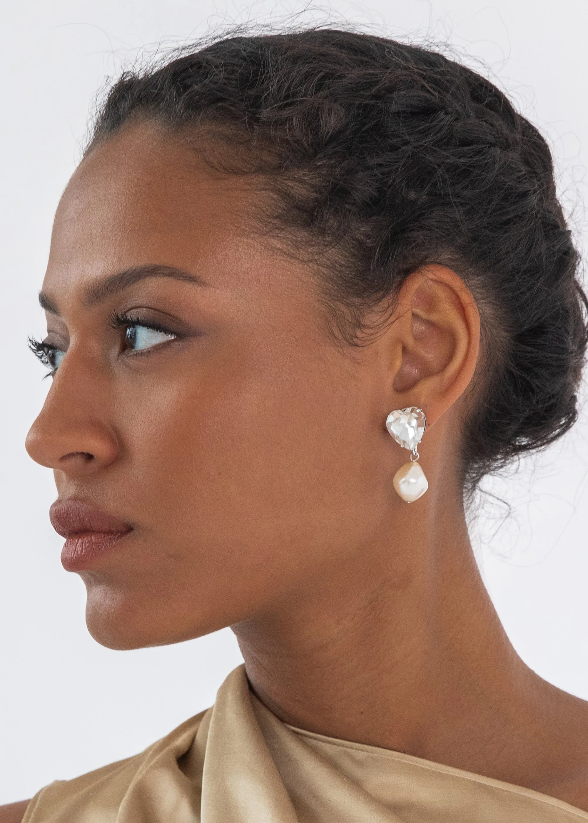 Brennan Earrings -- Crystal
