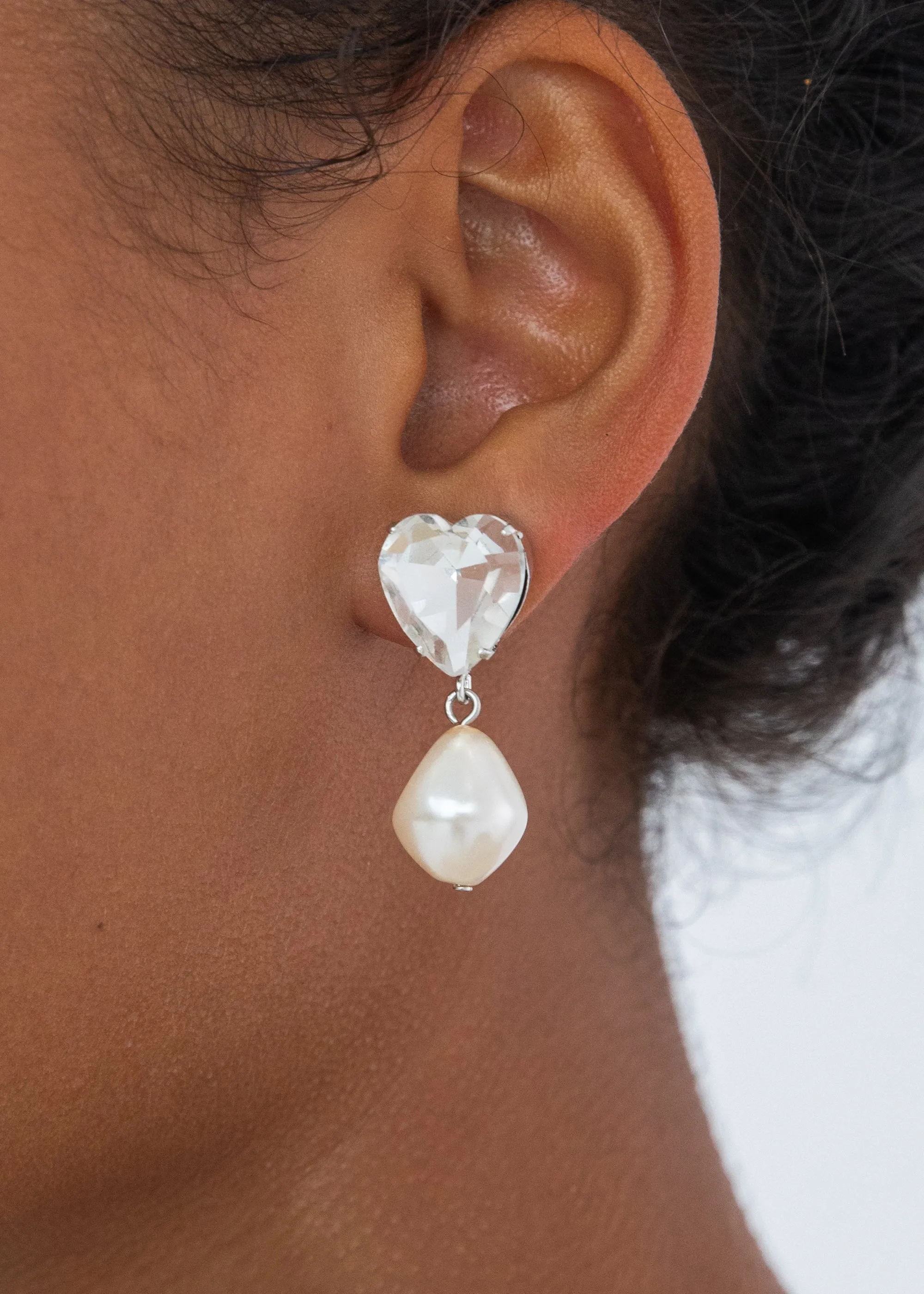 Brennan Earrings -- Crystal