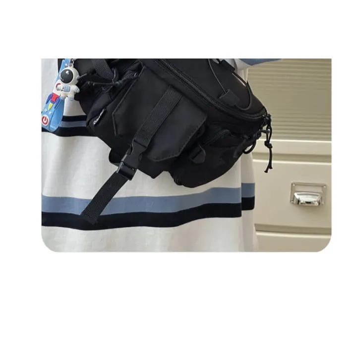 Buckled Waist Bag / Bag Charm / Set