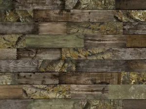 Camo Cabin Planks Floor-rf