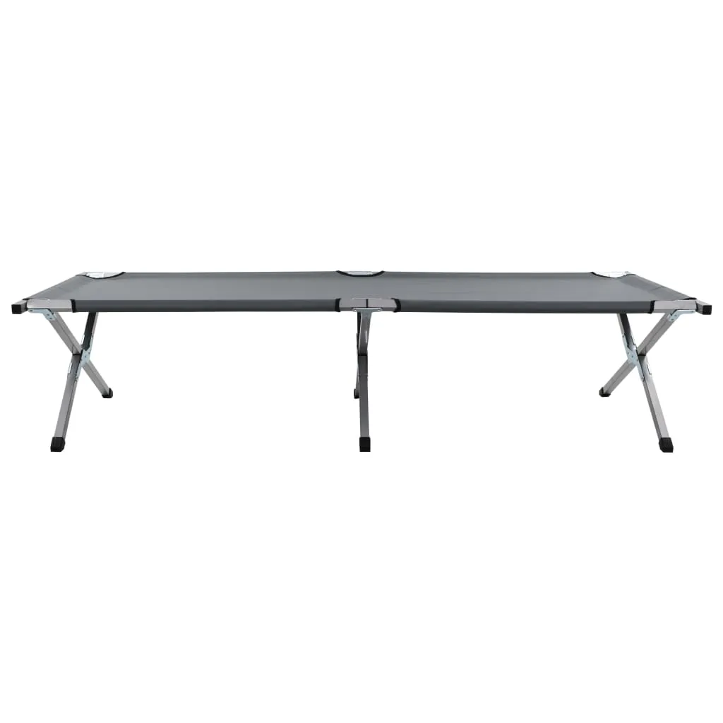 Camping Bed 190x74x47 cm XL Grey