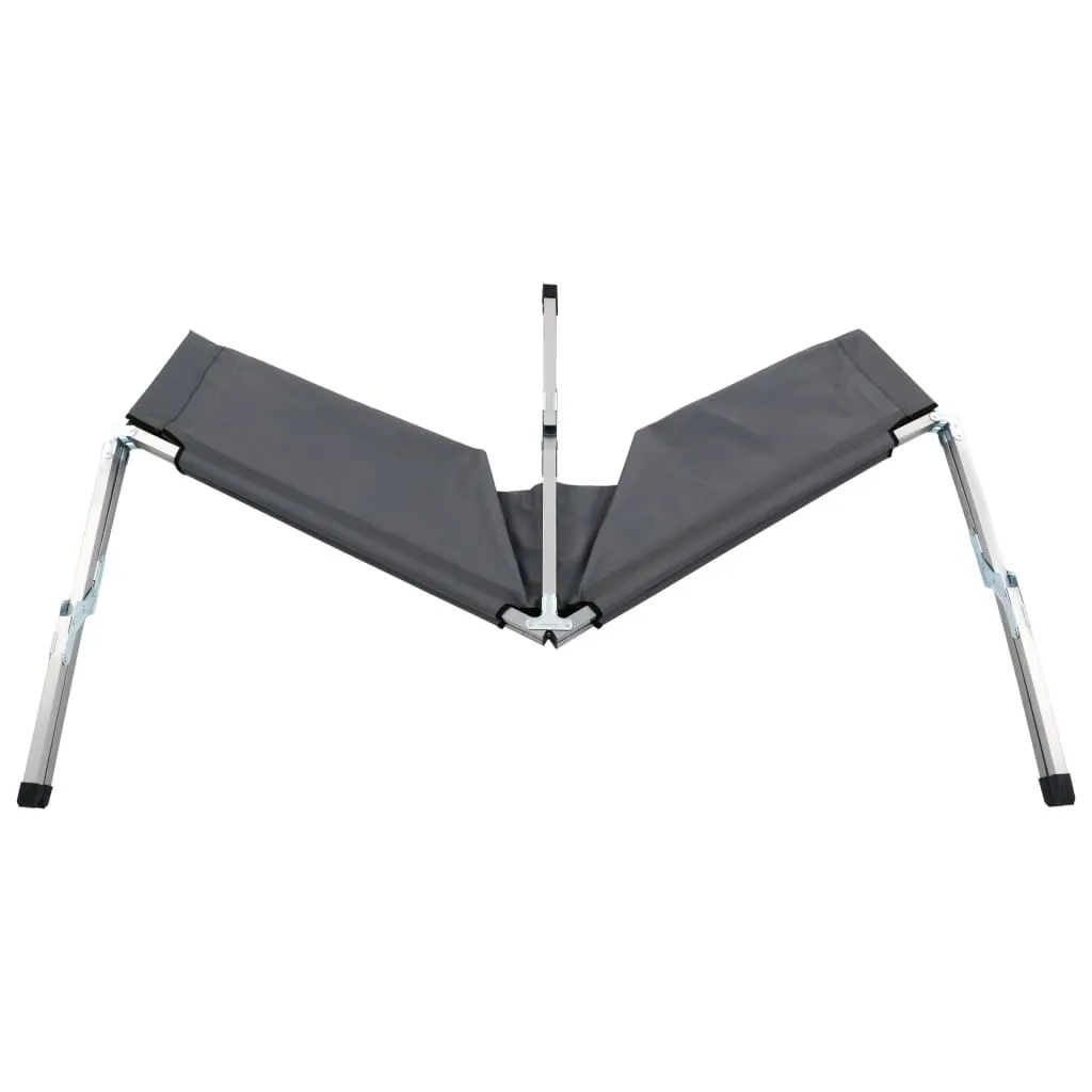 Camping Bed 190x74x47 cm XL Grey