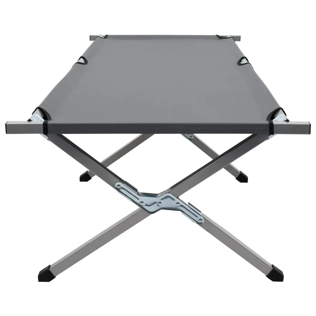 Camping Bed 190x74x47 cm XL Grey