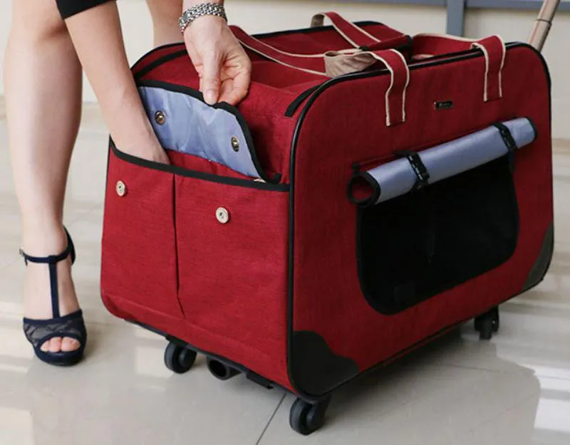 Can hold cats and dogs pet trolleys up to 17.5kg