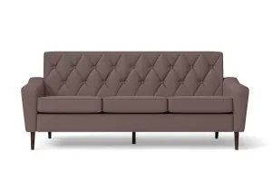 Carpi 3 Seater Sofa Rose Taupe Leather