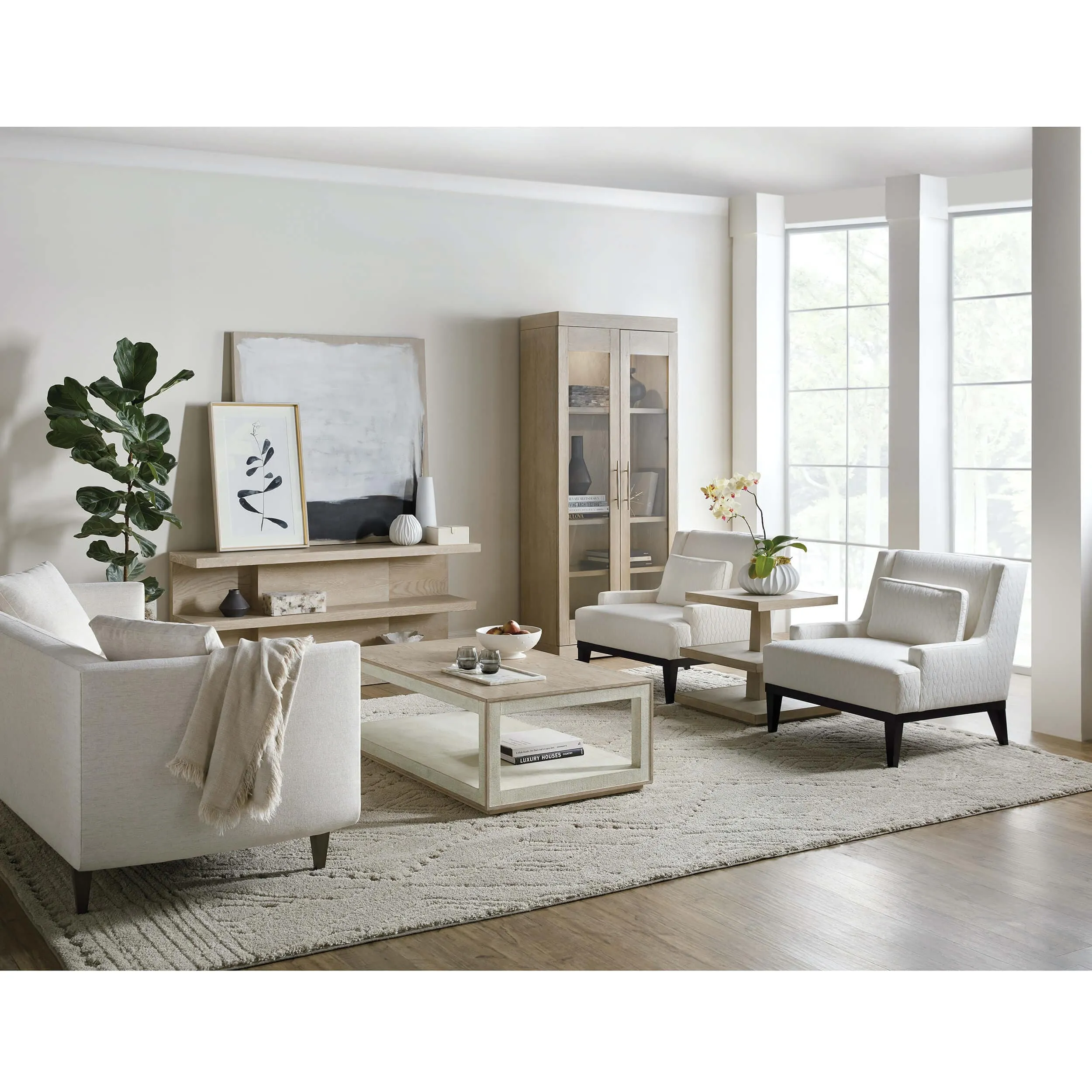 Cascade 3 Tiered Square End Table