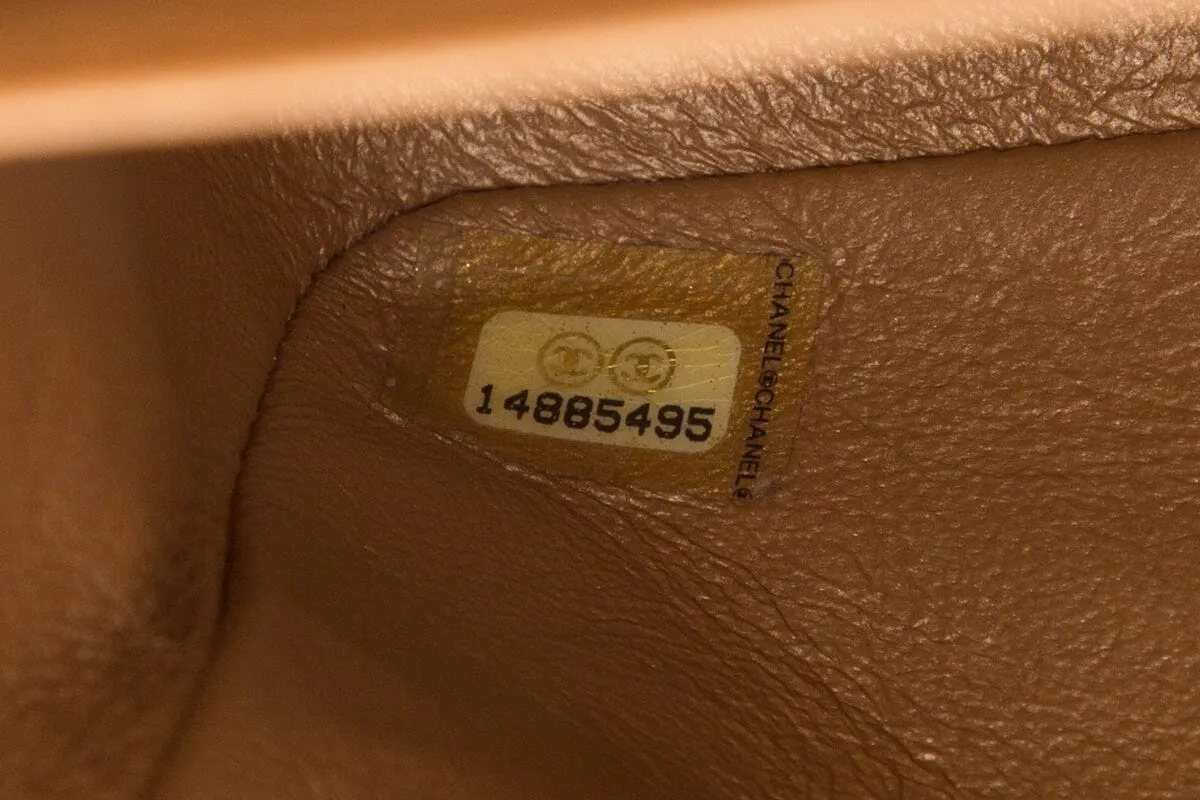 Chanel 2011 Metallic Bronze Jumbo Double Flap Handbag