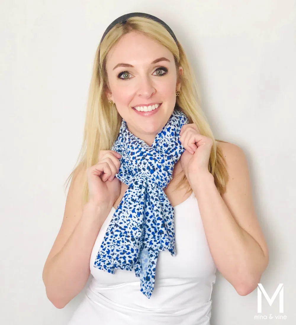 Cheeky Cheetah Multi-Way Smart Scarf