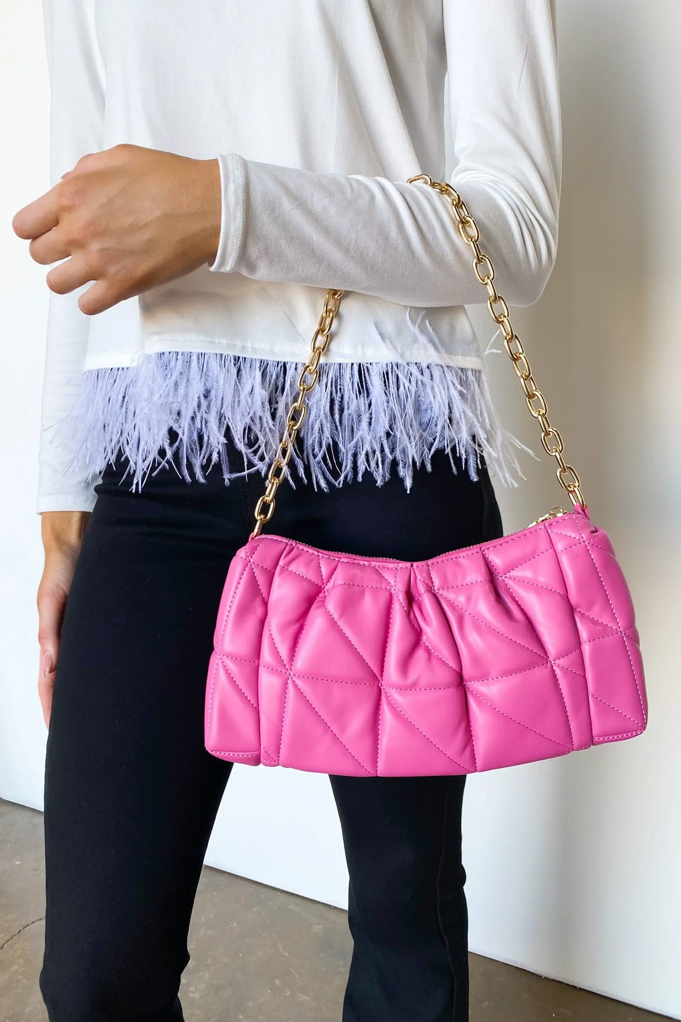 Chic Destinations Quilted Chain Bag - FINAL SALE
