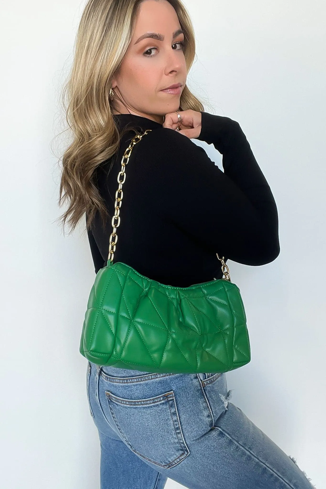Chic Destinations Quilted Chain Bag - FINAL SALE