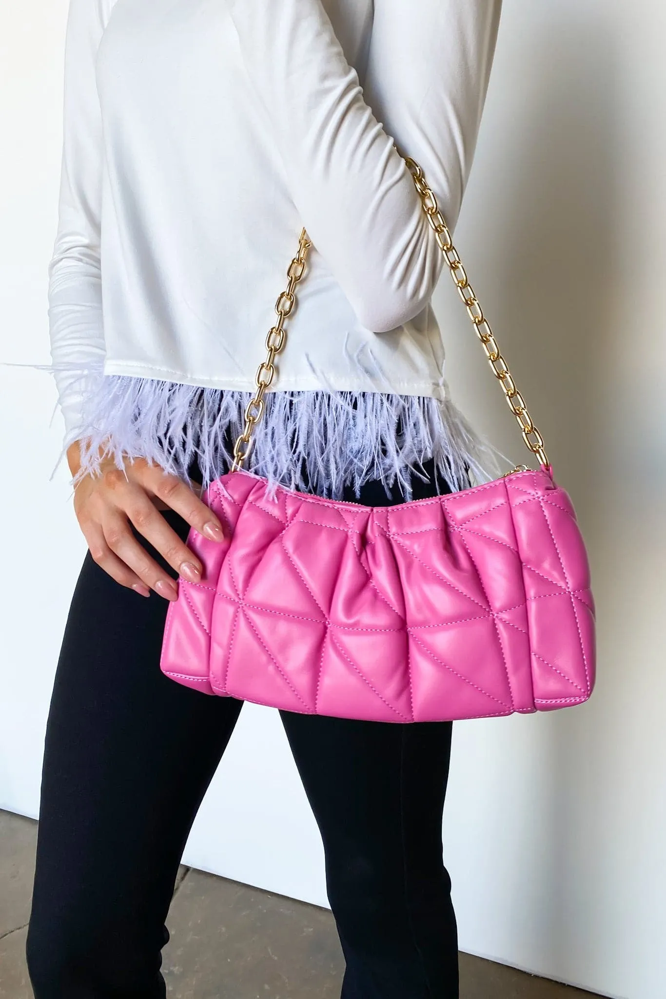 Chic Destinations Quilted Chain Bag - FINAL SALE