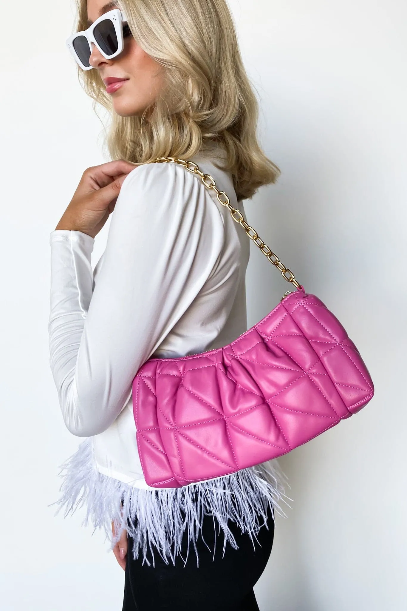 Chic Destinations Quilted Chain Bag - FINAL SALE
