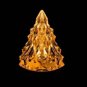 Christmas Tree Iceberg Diamond Crystal Lights - Yellow
