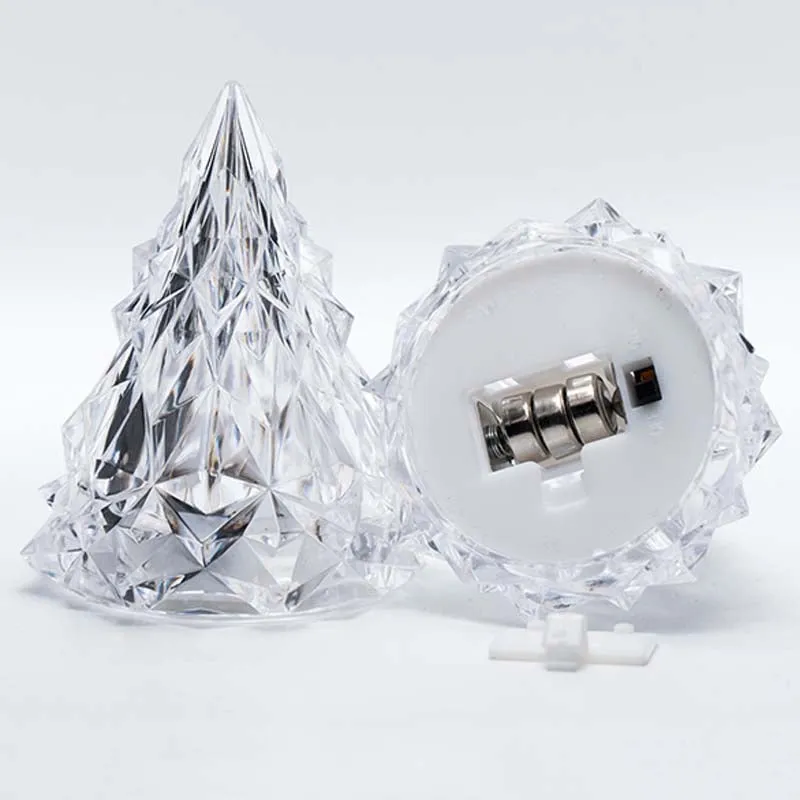 Christmas Tree Iceberg Diamond Crystal Lights - Yellow