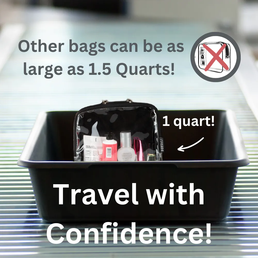 Clear Quart Size TSA Bag