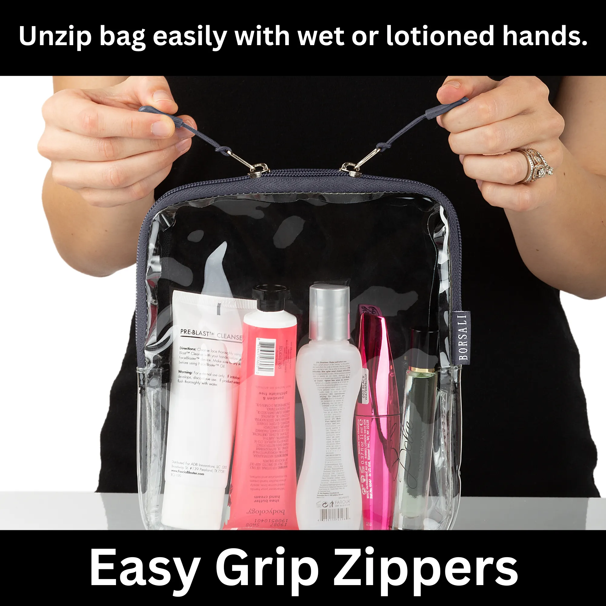 Clear Quart Size TSA Bag