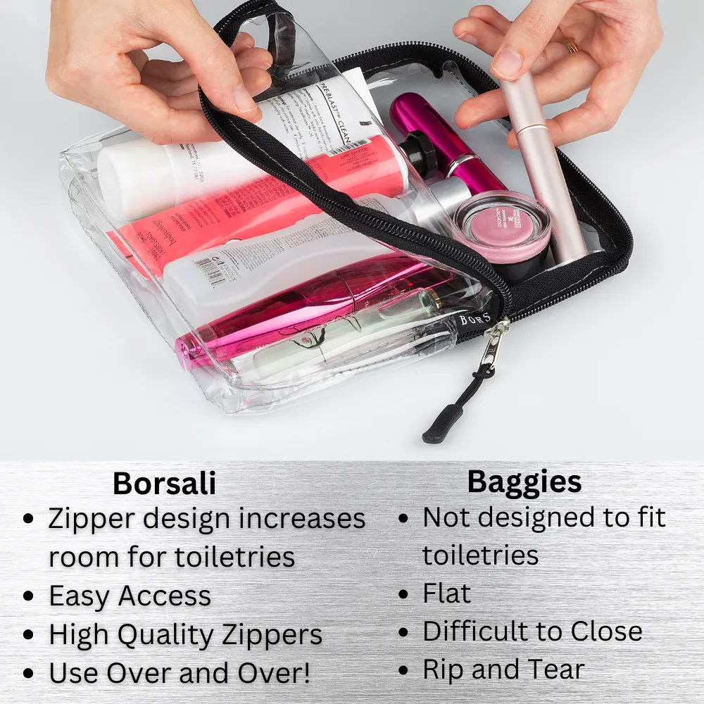 Clear Quart Size TSA Bag
