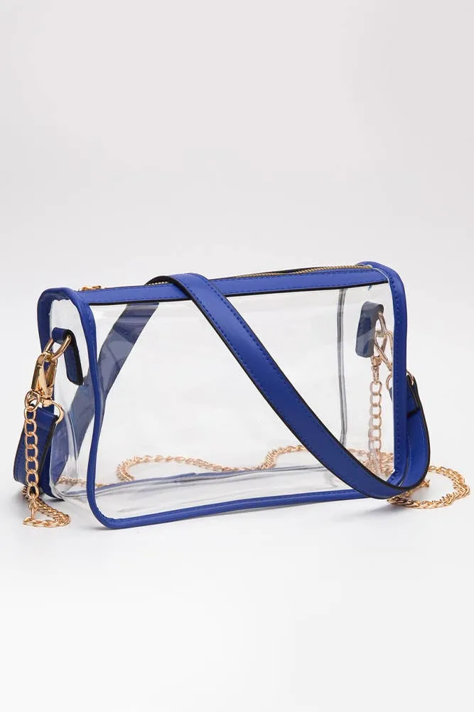 Clear Rectangle Stadium Concert Crossbody Bag