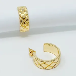 Coco Quilted Hoops