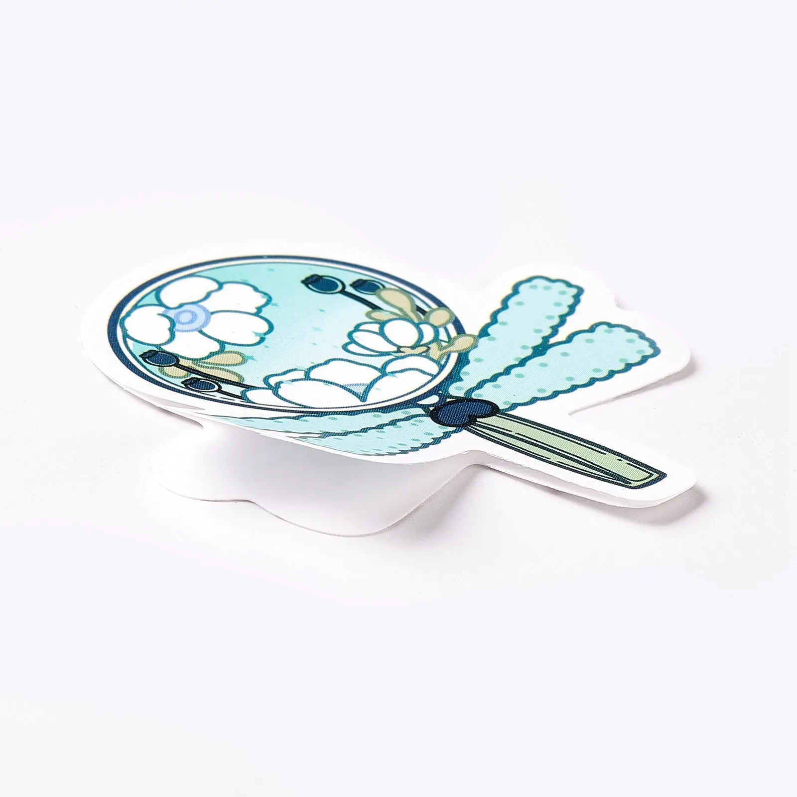 Craspire Waterproof Self Adhesive Paper Stickers, for Suitcase, Skateboard, Refrigerator, Helmet, Mobile Phone Shell, Flower Pattern, 55~66x33~51x0.2mm, about 50pcs/bag, 5bags/set