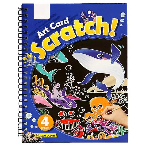 Creative Rainbow Scratch Art Kit for Kids - Fun Doodle & Drawing Set