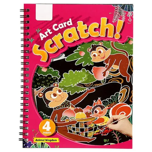 Creative Rainbow Scratch Art Kit for Kids - Fun Doodle & Drawing Set
