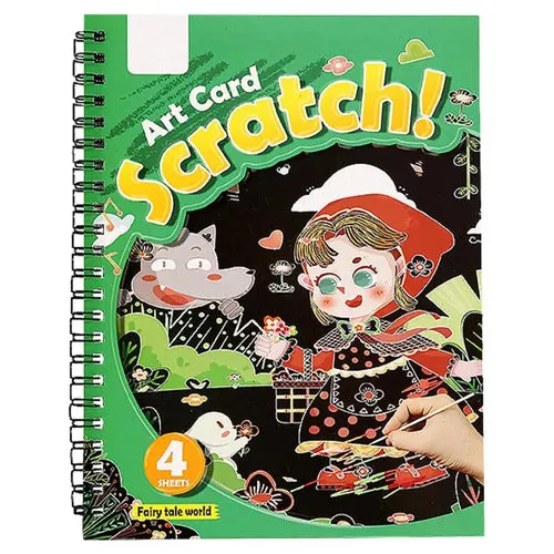 Creative Rainbow Scratch Art Kit for Kids - Fun Doodle & Drawing Set