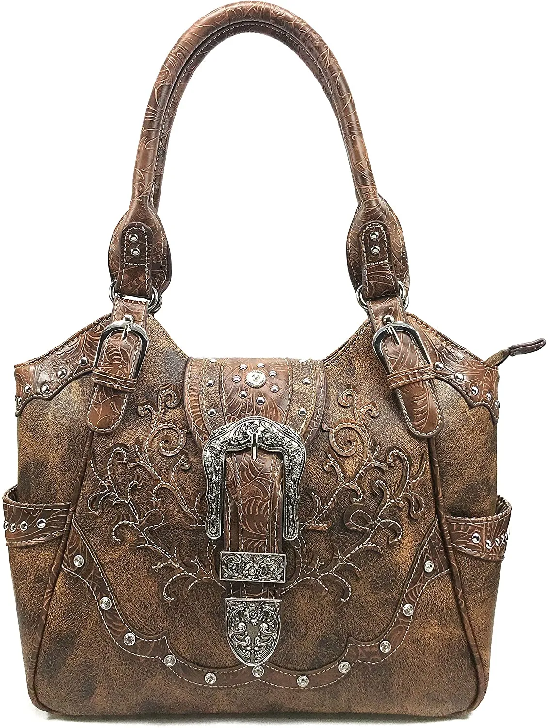 Cross Body Leather Bag for Women Beautiful Western Design Tote Bag