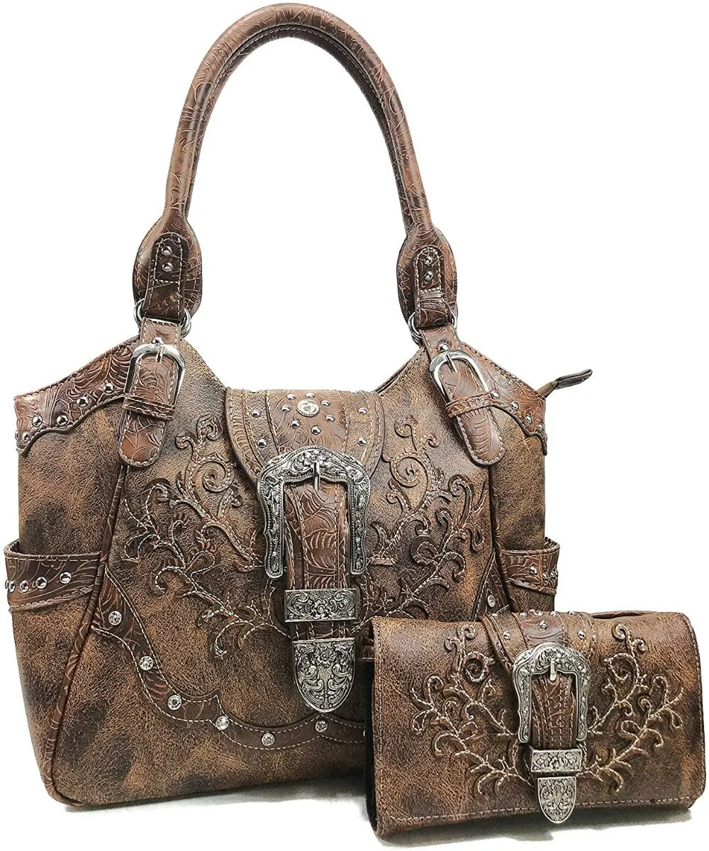 Cross Body Leather Bag for Women Beautiful Western Design Tote Bag