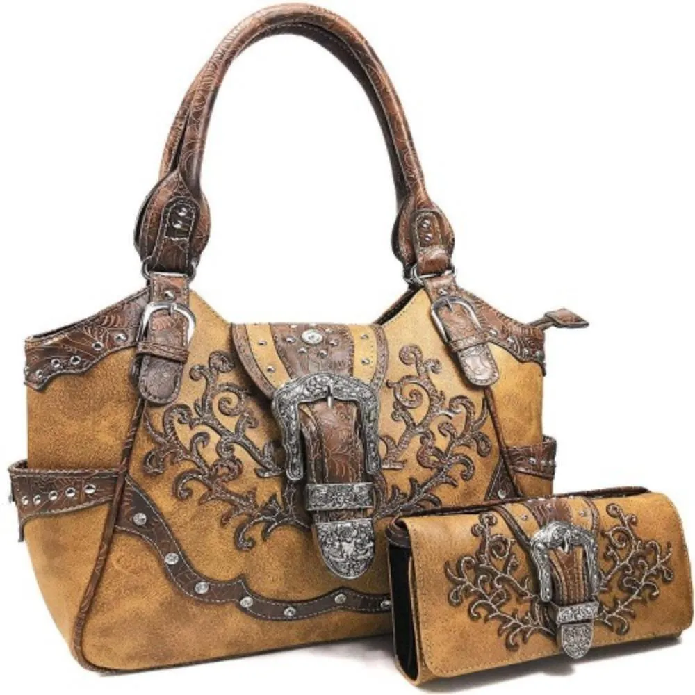 Cross Body Leather Bag for Women Beautiful Western Design Tote Bag
