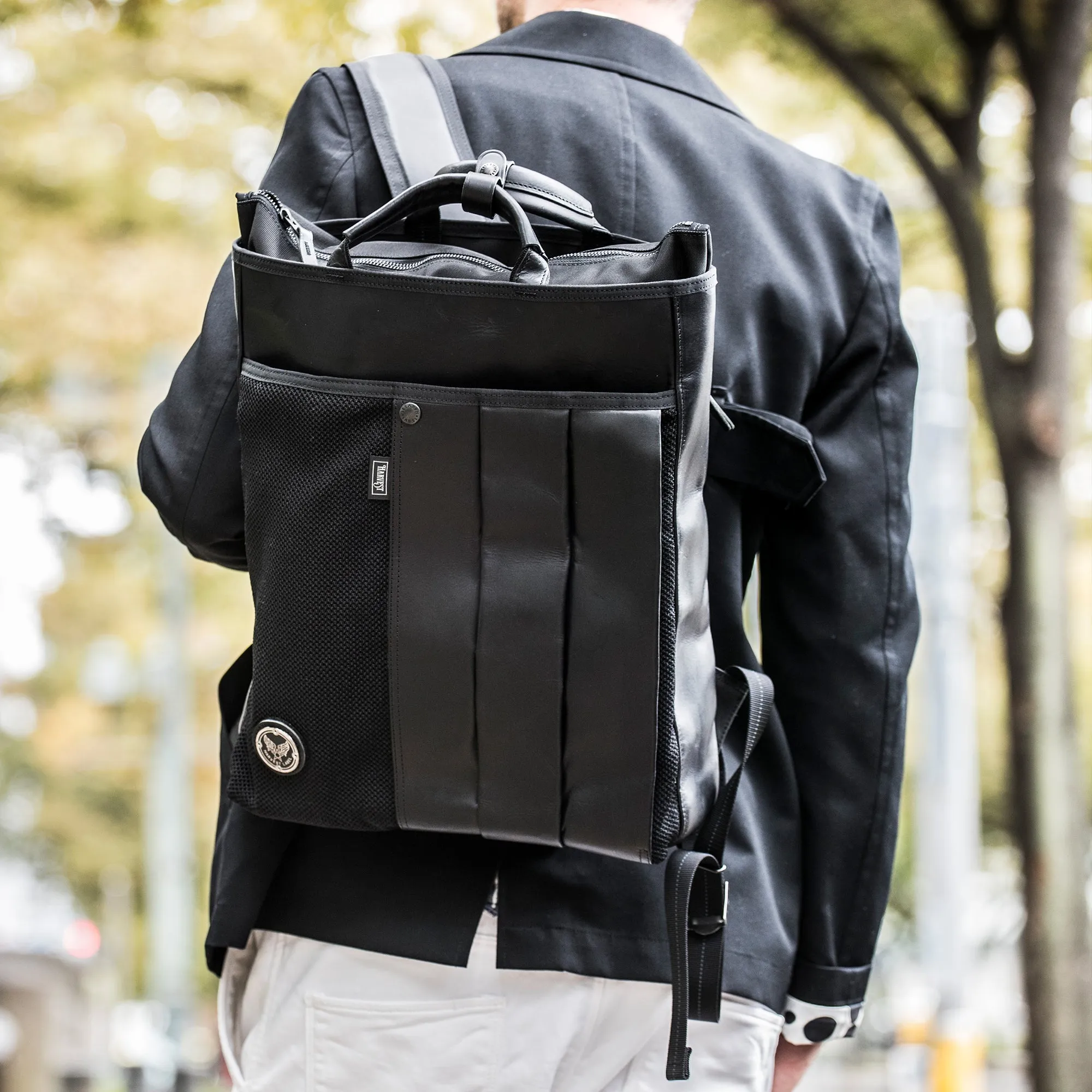 CUSTOM PELLE  ビジネス  リュック  ブリーフトート  イタリアン牛革  HP-0203