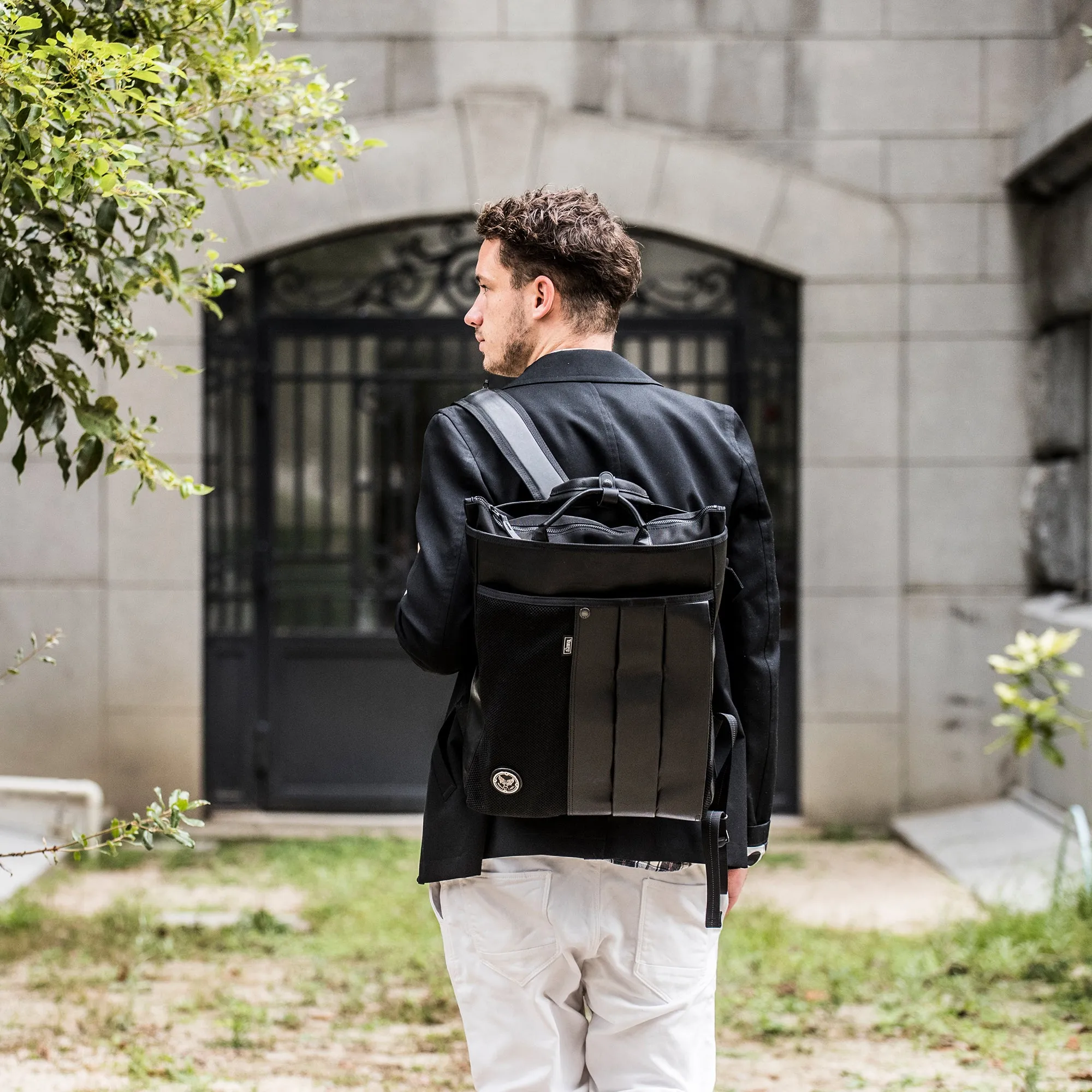 CUSTOM PELLE  ビジネス  リュック  ブリーフトート  イタリアン牛革  HP-0203