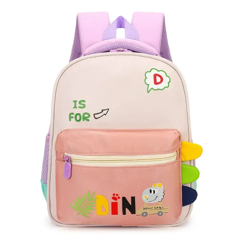 Cute 3d Dino Design Backpack for kids
