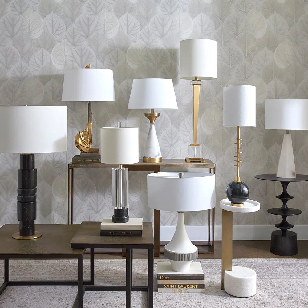Cyan Design 11220 Solid Snow Table Lamp Designed for Cyan by J. Kent Martin - White