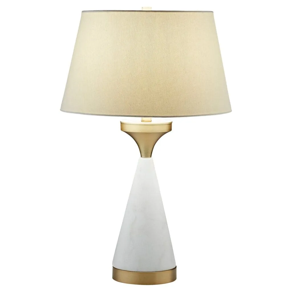 Cyan Design 11220 Solid Snow Table Lamp Designed for Cyan by J. Kent Martin - White