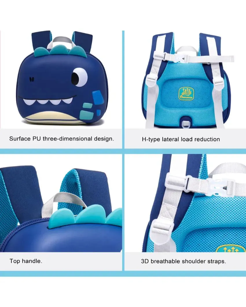 Derek The Dino 3D Light Weight Ergo Kid's Backpack