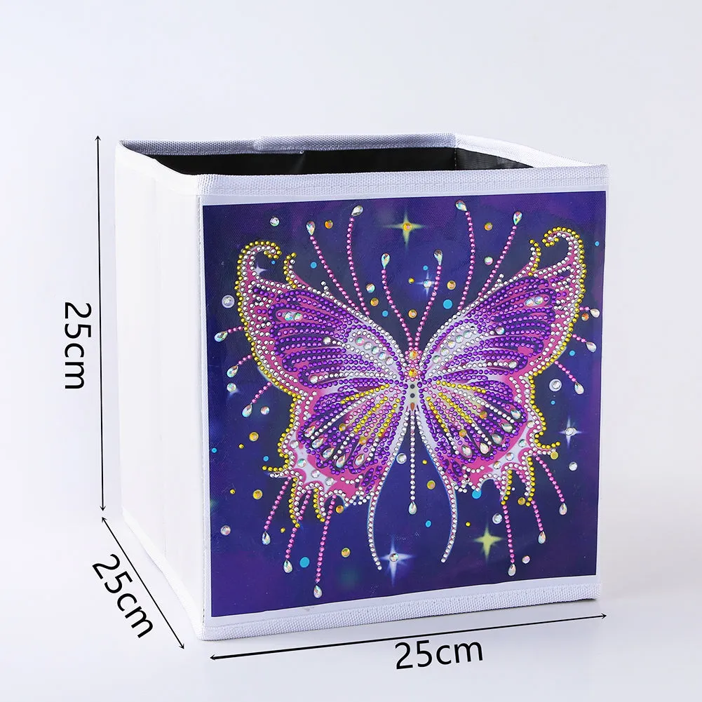 DIY 5D Star Butterfly Diamond Painting Storage Box Home Foldable Organizer
