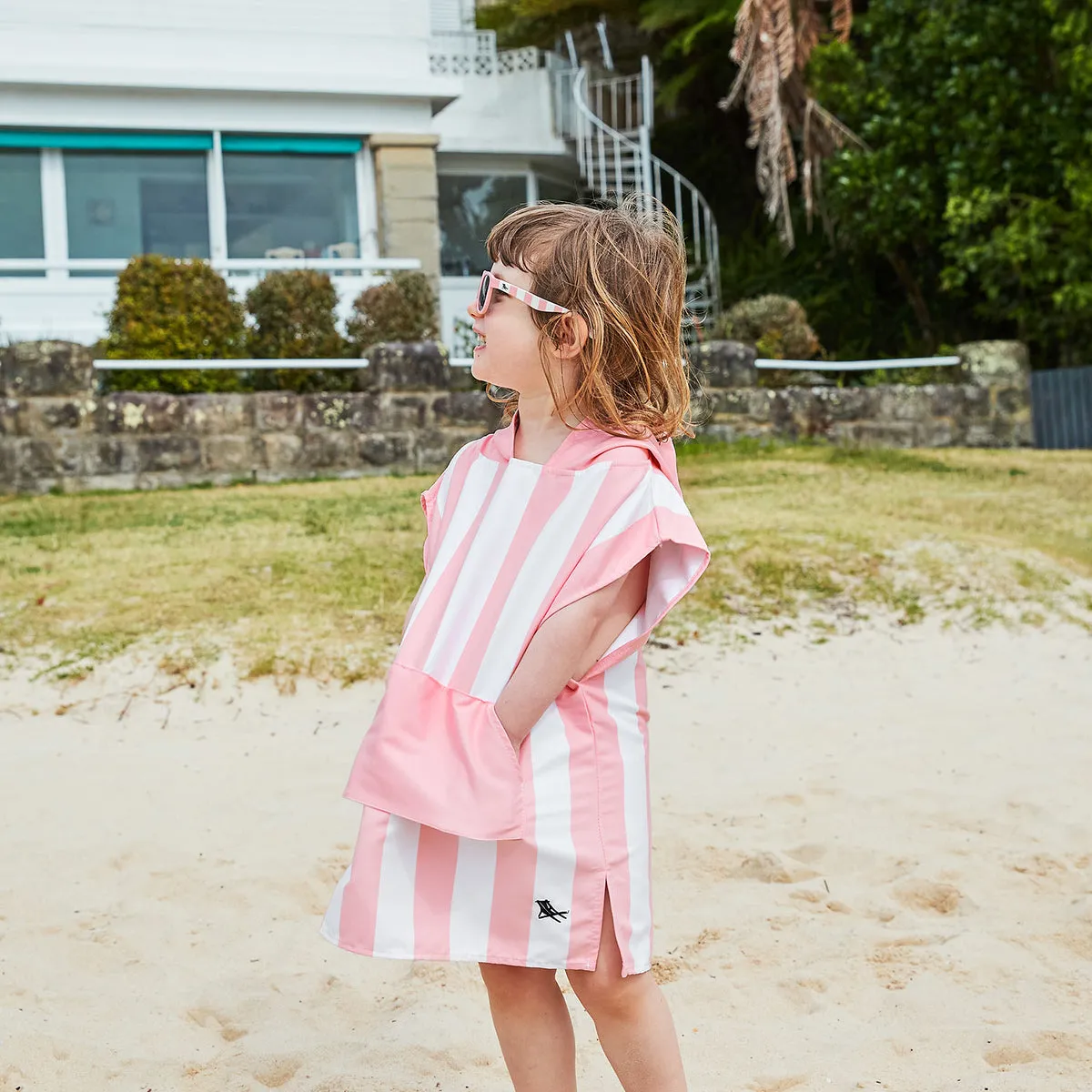 Dock & Bay Poncho Kids - Malibu Pink