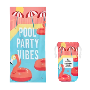 Dock & Bay Quick Dry Towel: Pool Party Vibes