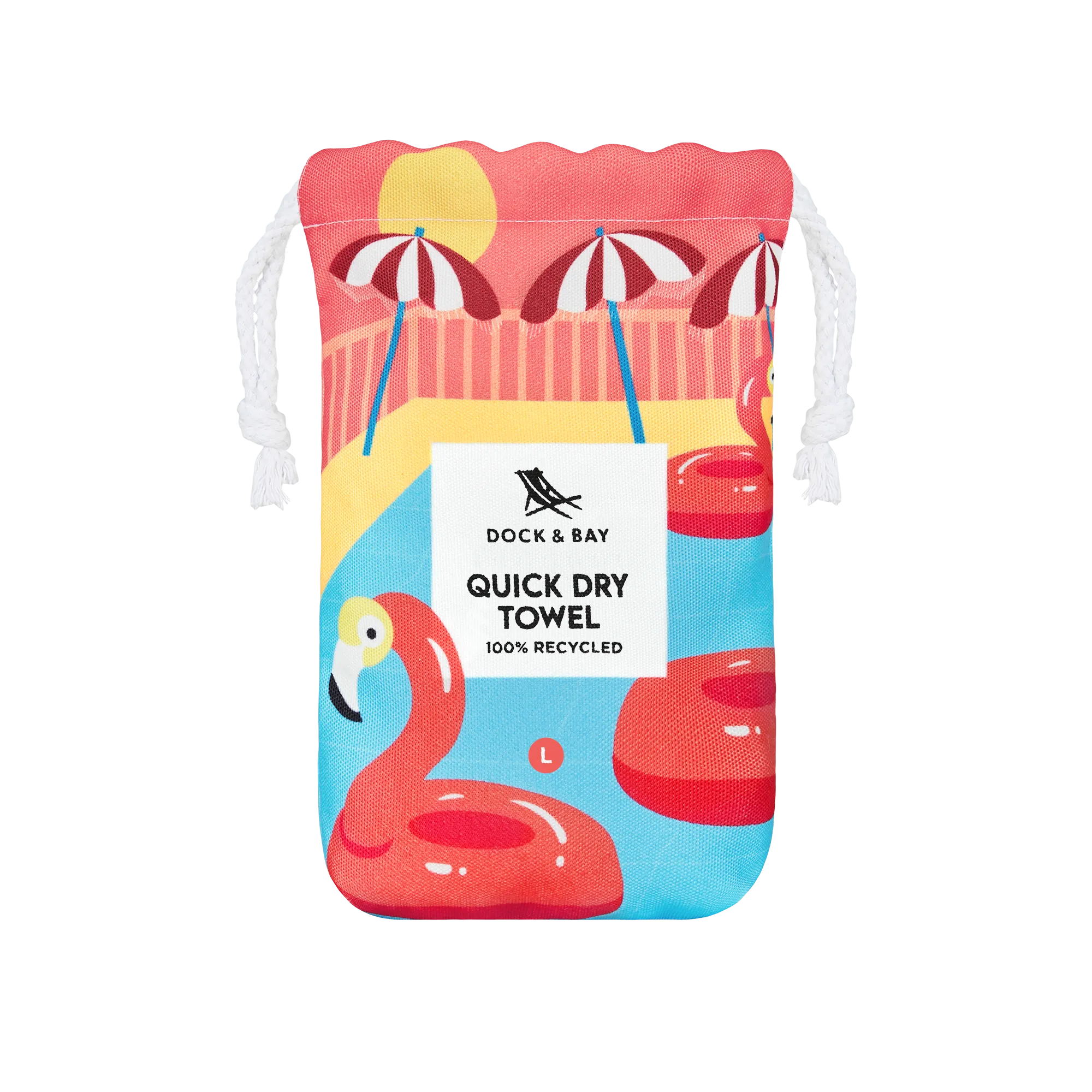Dock & Bay Quick Dry Towel: Pool Party Vibes