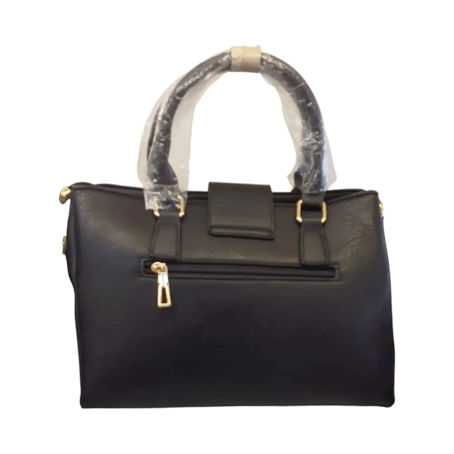 Drop Faux Leather Handbag