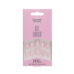 Elegant Touch Gel Finish Perfect Pink (24 Pack)