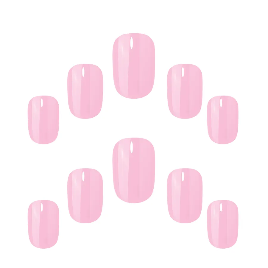 Elegant Touch Gel Finish Perfect Pink (24 Pack)