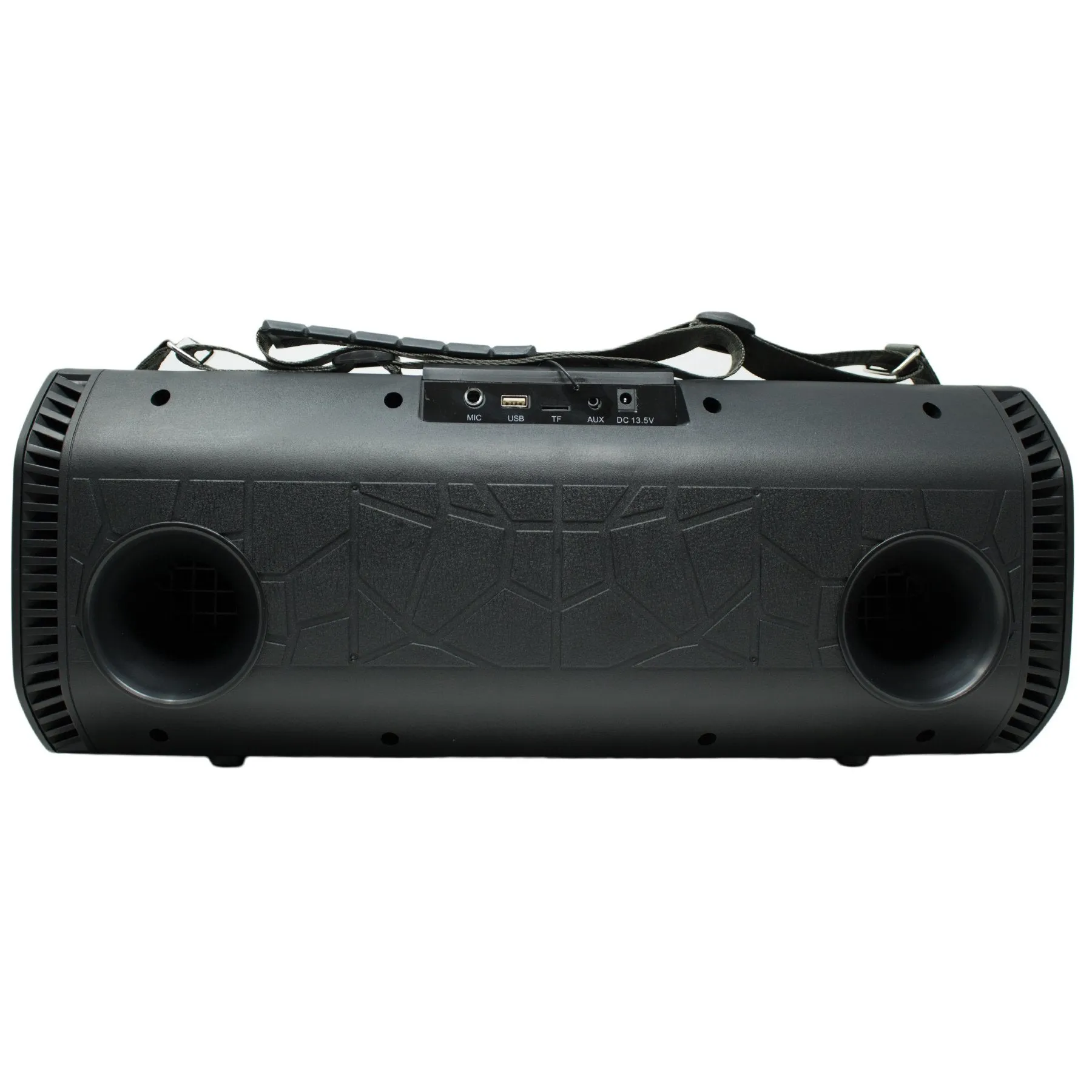 EMB Rechargeable Portable Boombox Street Disco Stereo Speaker 300 Watts - FM / MP3 / Remote/Light / Headphone - Work with Bluetooth