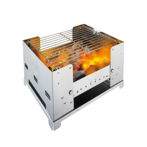 Esbit Stainless Steel Foldable Bbq Box Metal | Buy Esbit Stainless Steel Foldable Bbq Box Metal here | Outnorth